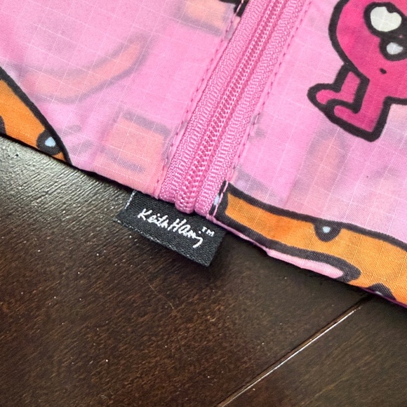 NWOT Baggu x Keith Haring Large 3D Zip Pouch - Picture 4 of 6